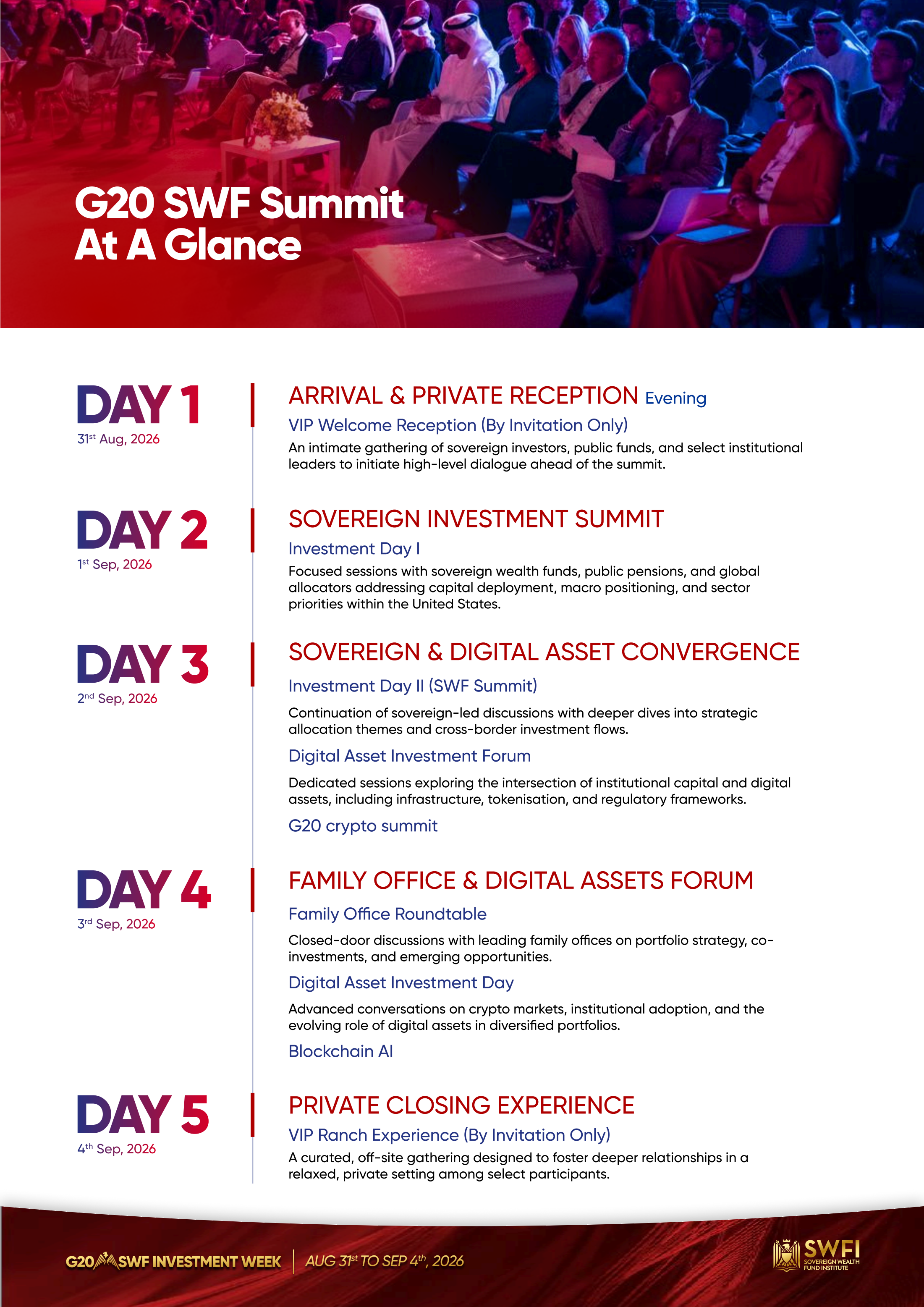 Programme at a glance poster